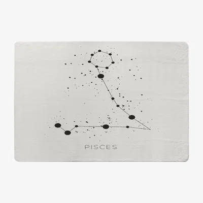 The Range Star Constellation Zodiac Pisces Style Rug - white / 230cm
