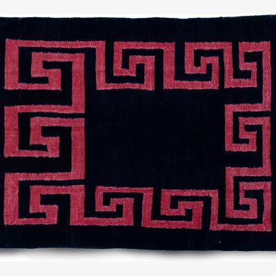 The Range 2 Colour Native Rug - Blue