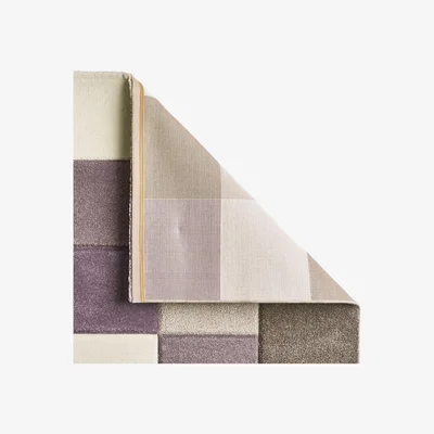 The Range Brooklyn 646 BeigePurple Rug - Beige/Purple / 230cm