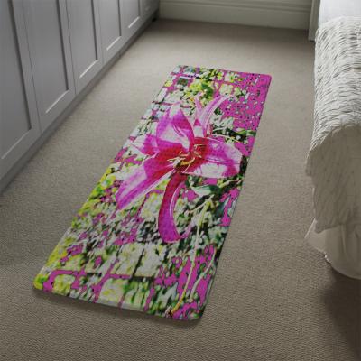 The Range Pink Flower Runner Rug - Pink