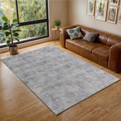 The Range Seurat Indoor Rug - Silver / Large
