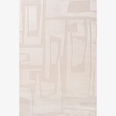 The Range The Rugs Loft Modern Abstract Textured Ivory Rug 240x340 cm - Ivory / 230.0cm