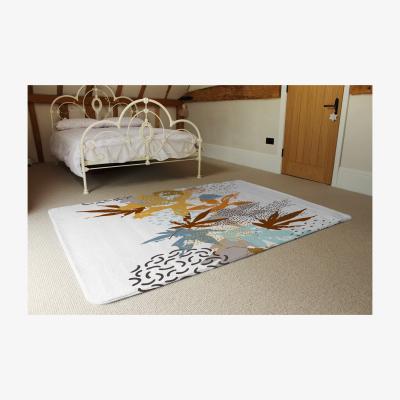 The Range Japanese Maple Leaves Rug - Orange / 230cm