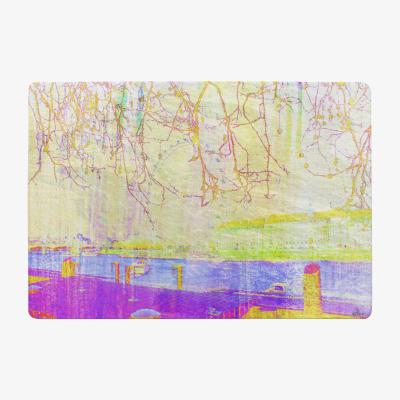 The Range London Eye Tree Drops Rug - Yellow / 150cm