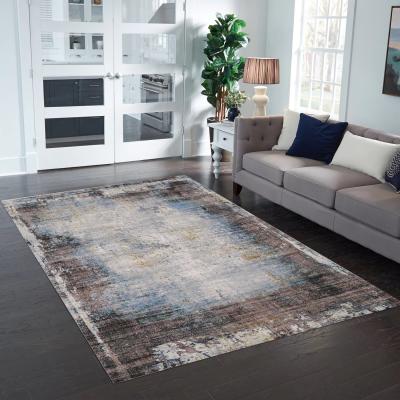 The Range Flatweave Tokyo Abstract Chenille Rug - Antrasit / 160x230cm