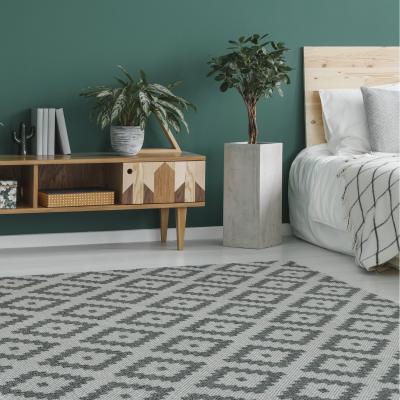 The Range Grey Moroccan Eco Friendly Flatweave Rug - Regen - Grey / 150cm
