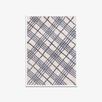 The Range Astrid Hatch Rug - Grey / 200cm