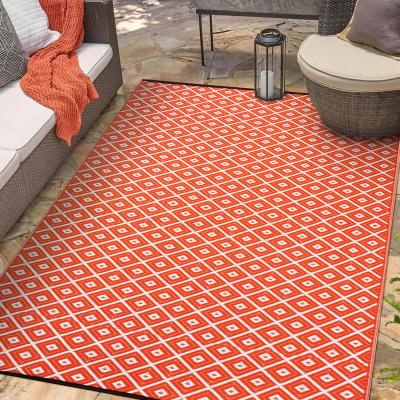 The Range Arabian Night Plastic Outdoor Rug - Orange  / 150cm x 240cm