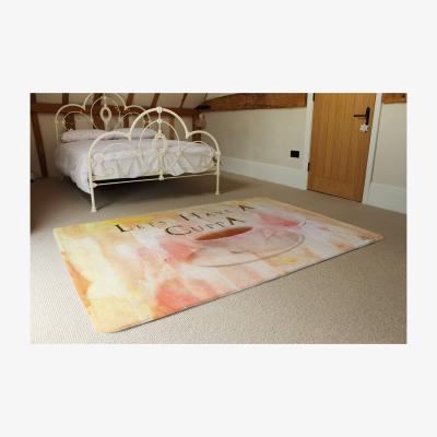 The Range Lets Have A Cuppa Rug - Yellow / 230cm