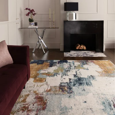 The Range Ruddick Multicoloured Distressed Rug - Multicoloured / 230cm