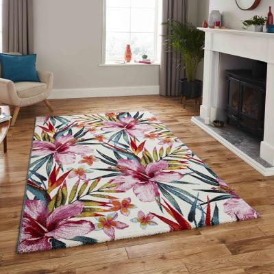 The Range Multicoloured Botanical Floral Area Rug - Multi / 160cm