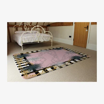 The Range Chains Rug - Pink / 230cm