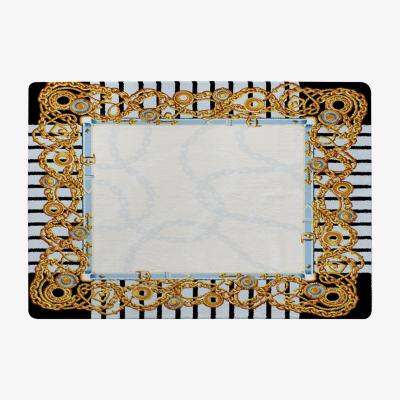 The Range Golden Chains Rug - Gold / 230cm