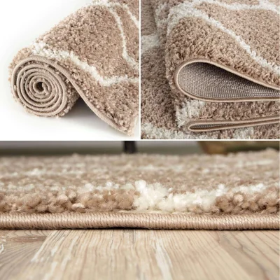 The Range Myshaggy Moroccan Design Rug - Black / 240x340cm - Neutral