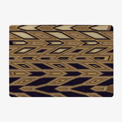 The Range Geometric Tiles Rug - Brown / 110cm