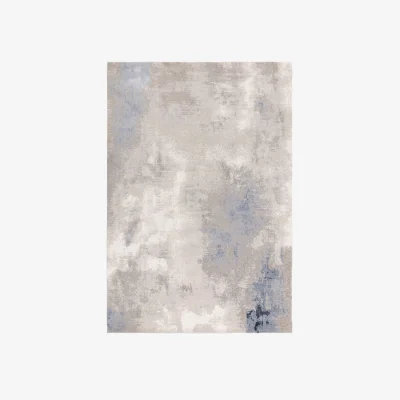 The Range Underfoot Solar ST06 Blue and Neutral Abstract Rug - Blue / Neutral / 170.0cm