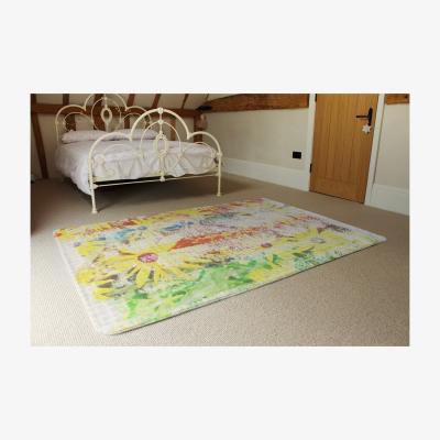 The Range Flower Burst Rug - Yellow / 230cm