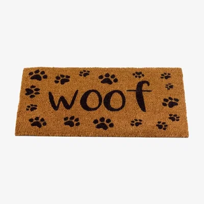 The Range Woof Coir Mat  - Brown