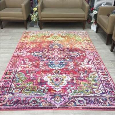 The Range Multicoloured Moroccan Area Rug - Casablanca - Pink / 230cm