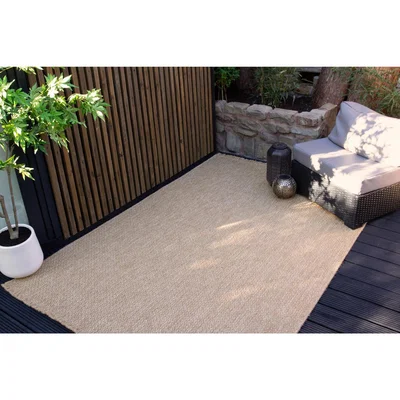 The Range Jute Effect Twist Rug - Neutral / 290 x 200