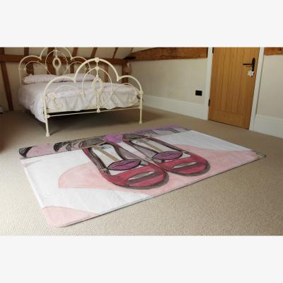 The Range Lips Shoes Rug - Pink / 230cm