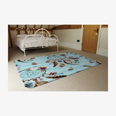 The Range Native American Tribe Decor Rug - Blue / 230cm