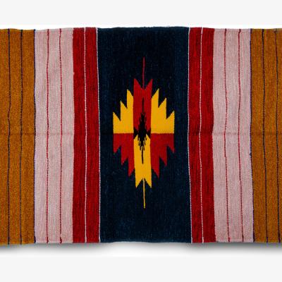 The Range Bordered ethnic rug - Blue