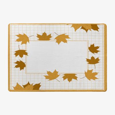 The Range Golden Autumn Designer Rug - Orange / 200cm