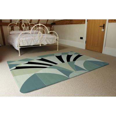 The Range Green Geo Arches Rug - Green / 230cm