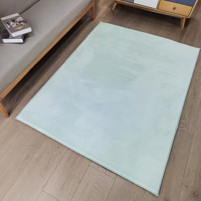 The Range Peppermint Cosy Flannel Rug - Peppermint