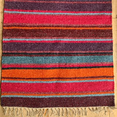 The Range Prafula Multi Striped Hand Loom Recycled Cotton Rug 90 x 150cm - MULTI