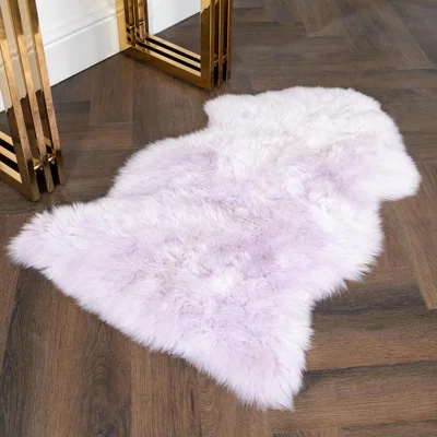 The Range Genuine Sheepskin Rug XXL - Lilac Purple / 110 - 120 cm / 60cm