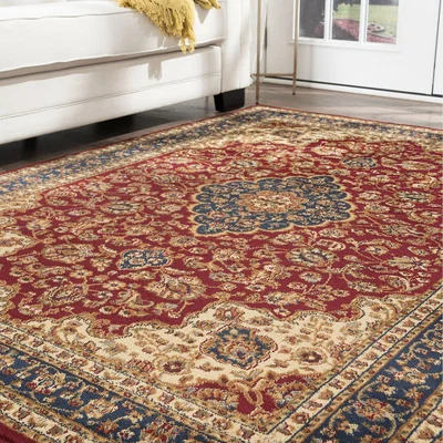 The Range Senses 80 Vintage Turkish Area Rugs Traditional Carpet - 160x220cm - Red