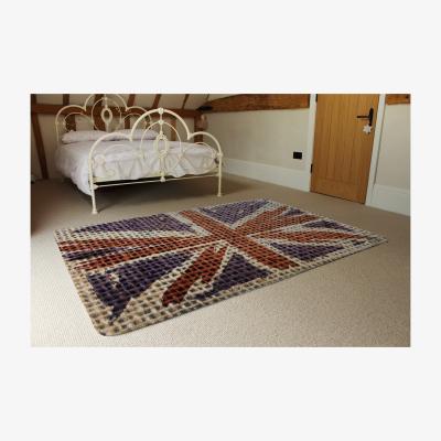 The Range Hessian Jack Rug - Red / 230cm