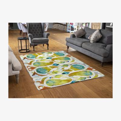 The Range Ikat Vibrant Rug - Yellow / 110cm