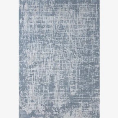 The Range Carina Collection Modern Washable Rugs in Blue  6923 - Blue / 2.04kg / 120cm