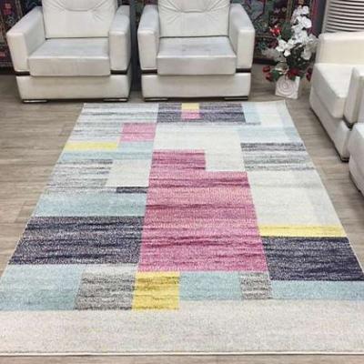 The Range Multicoloured Patchwork Area Rug - Casablanca - Grey / 170cm