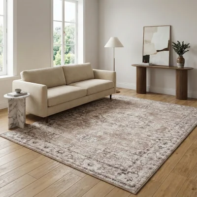 The Range Adeline Washable Rug - Neutral / 230cm