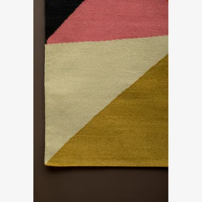 The Range Bosie Villon Rug With Triangular Shapes Design - Multicolour