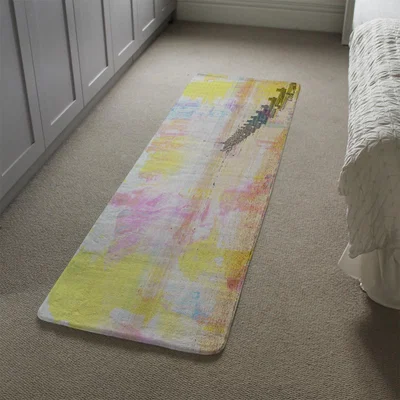 The Range Colourful Beach Runner Rug - Yellow