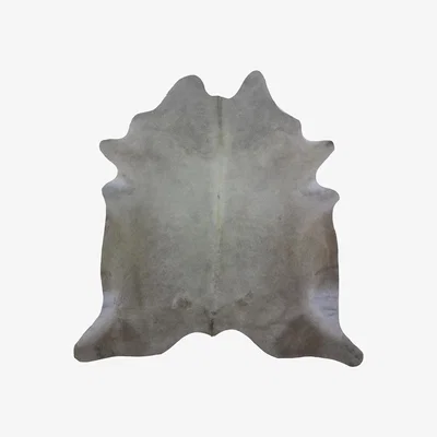 The Range Large Premium Cow Hide Floor Covering - Grey