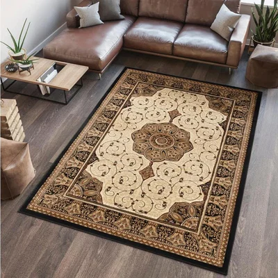 The Range Royal Tabriz Classic Oriental Rug - Brown / 200x290cm