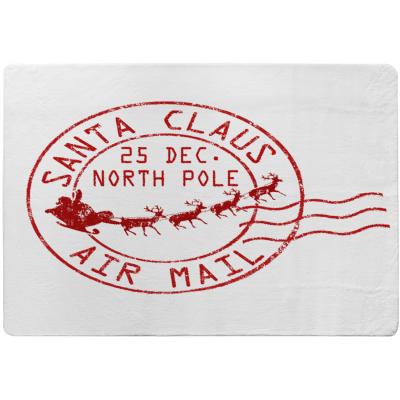The Range Santa Claus Air Mail Style Rug - red / 230cm