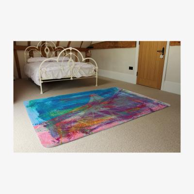 The Range Below The Tower Rug - Blue / 230cm