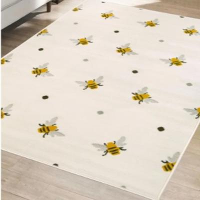 The Range Modern Bumblebee Pattern Living Room Rug - Islay - Yellow