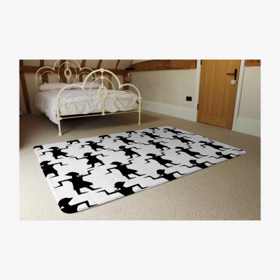 The Range Egyptian Tribal Art Rug - Black / 230cm