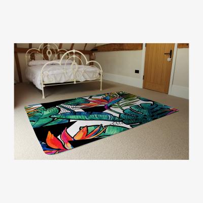 The Range Flowers With Contour Designer Rug - Blue / 230cm