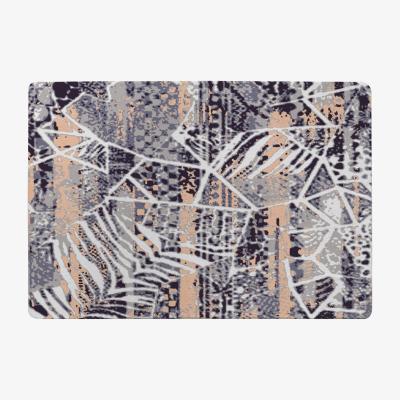 The Range Grunged Print Rug - Pink / 110cm