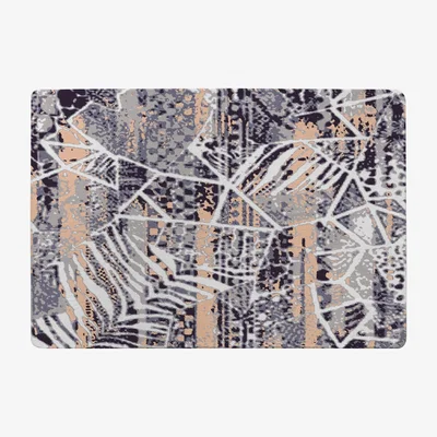 The Range Grunged Print Rug - Pink / 110cm