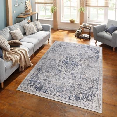 The Range Oriental Blue Traditional Living Room Rug - Florance - Blue / 200cm